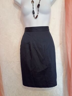 Smart Parts Tailored Navy Pencil Skirt - Sleek Women's Design Sz 5